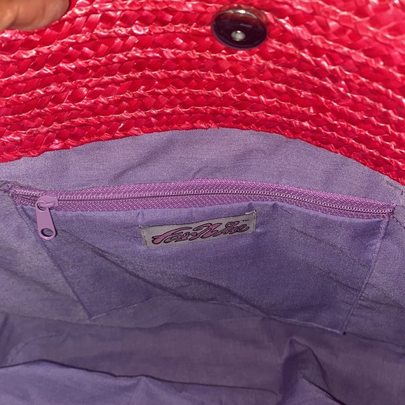 RARE Vintage straw tote bag - Picture 12 of 14